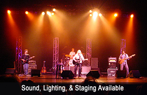 Outdoor & Indoor Staging Available